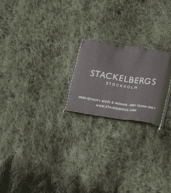 STACKELBERGS - PLAID EN MOHAIR VERT – Image 3